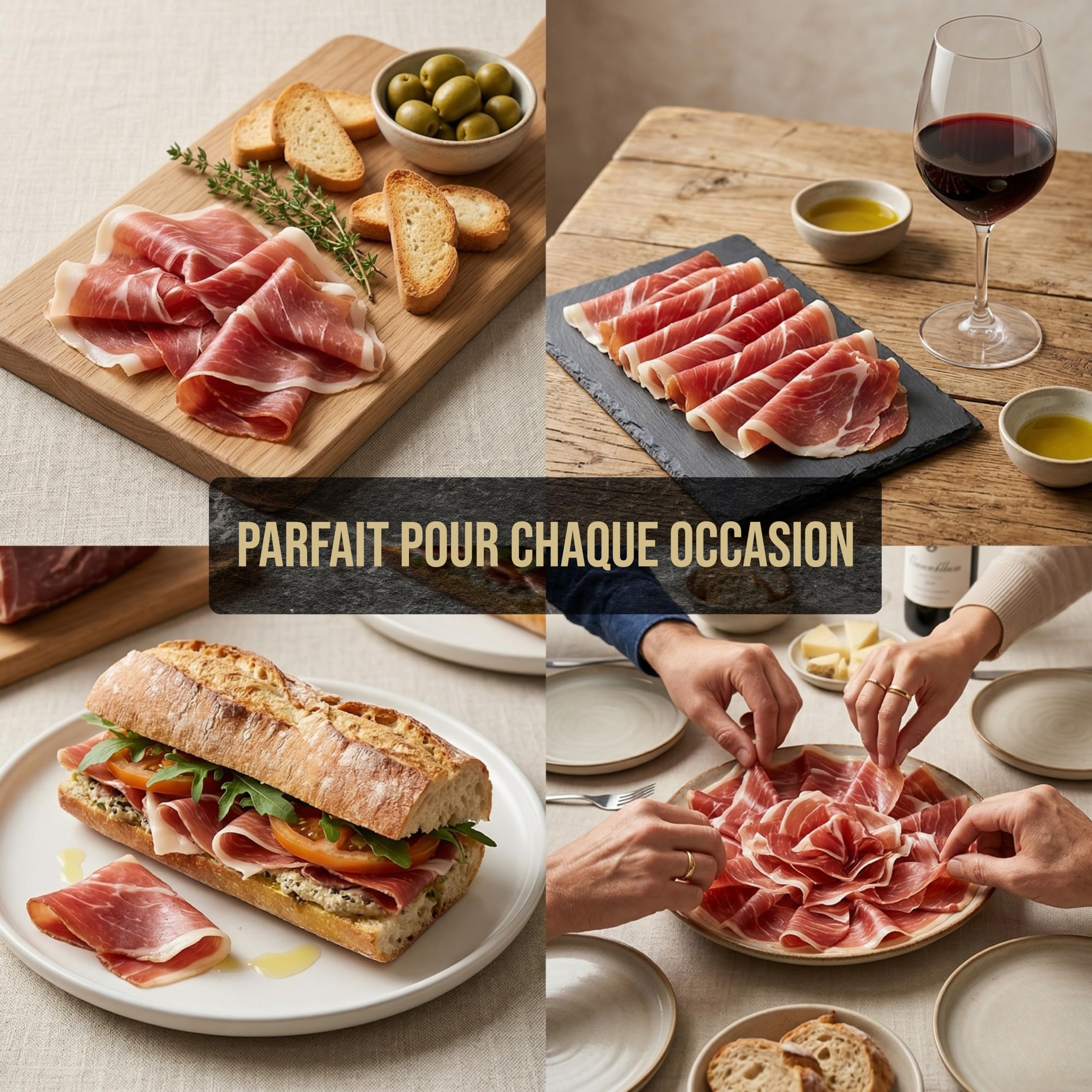 Montevalle Centro De Jambon Serrano Bodega 2,5kg | Affinage Traditionnel Douze Mois | Jambon Espagnol Premium Désossé | Emballé Sous Vide Fraîcheur | Idéal Pour Coupe Couteau Ou Machine Pro