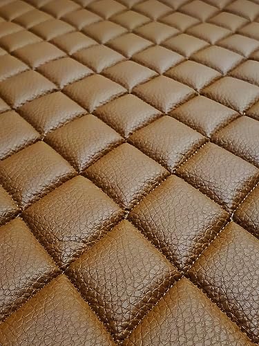 Tela de espuma acolchada de vinilo con tapicería de espuma de 38 de pulgada y 52 pulgadas de ancho. Vendido por The YardFabric Empire