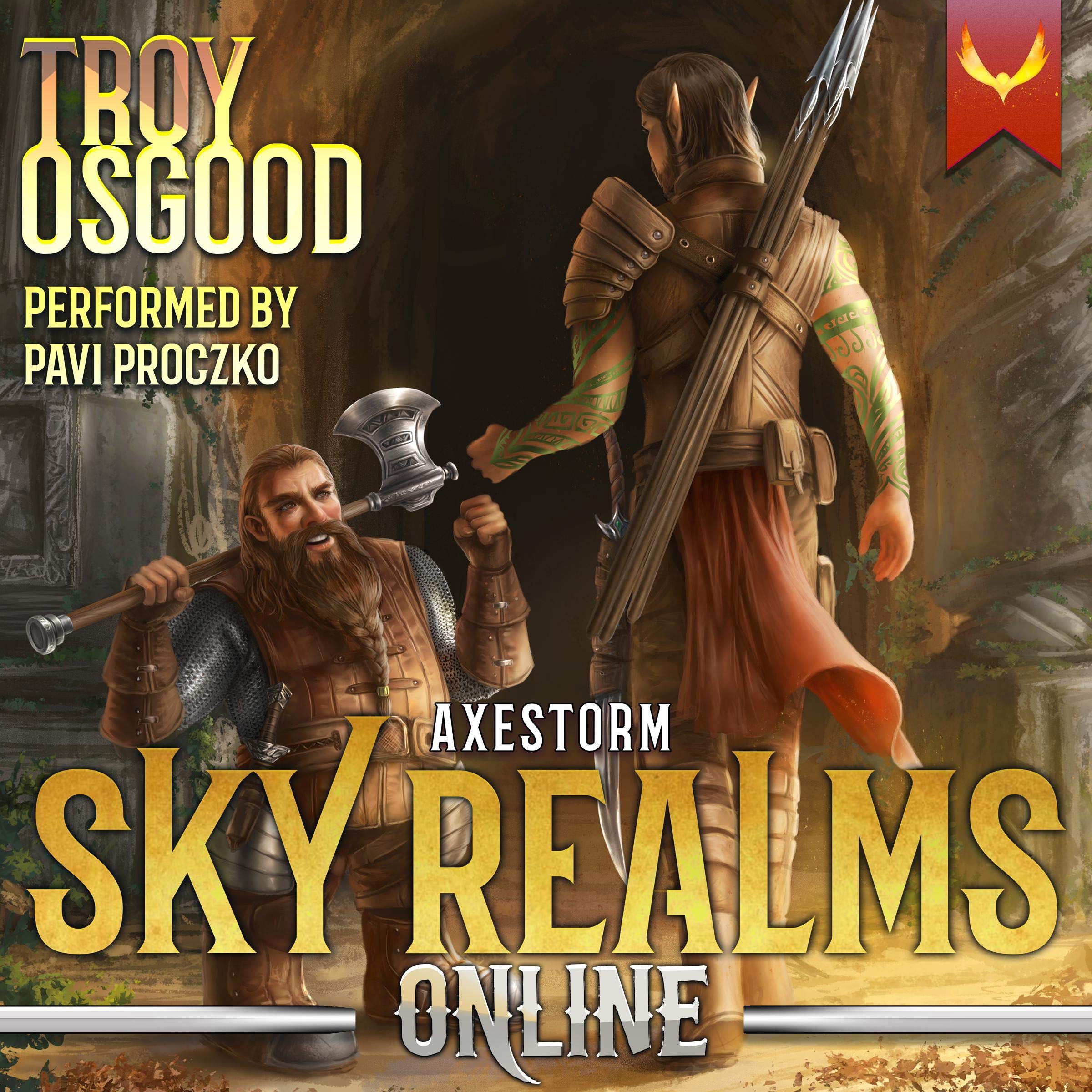 Cover art for Axestorm: Sky Realms Online, Book 3