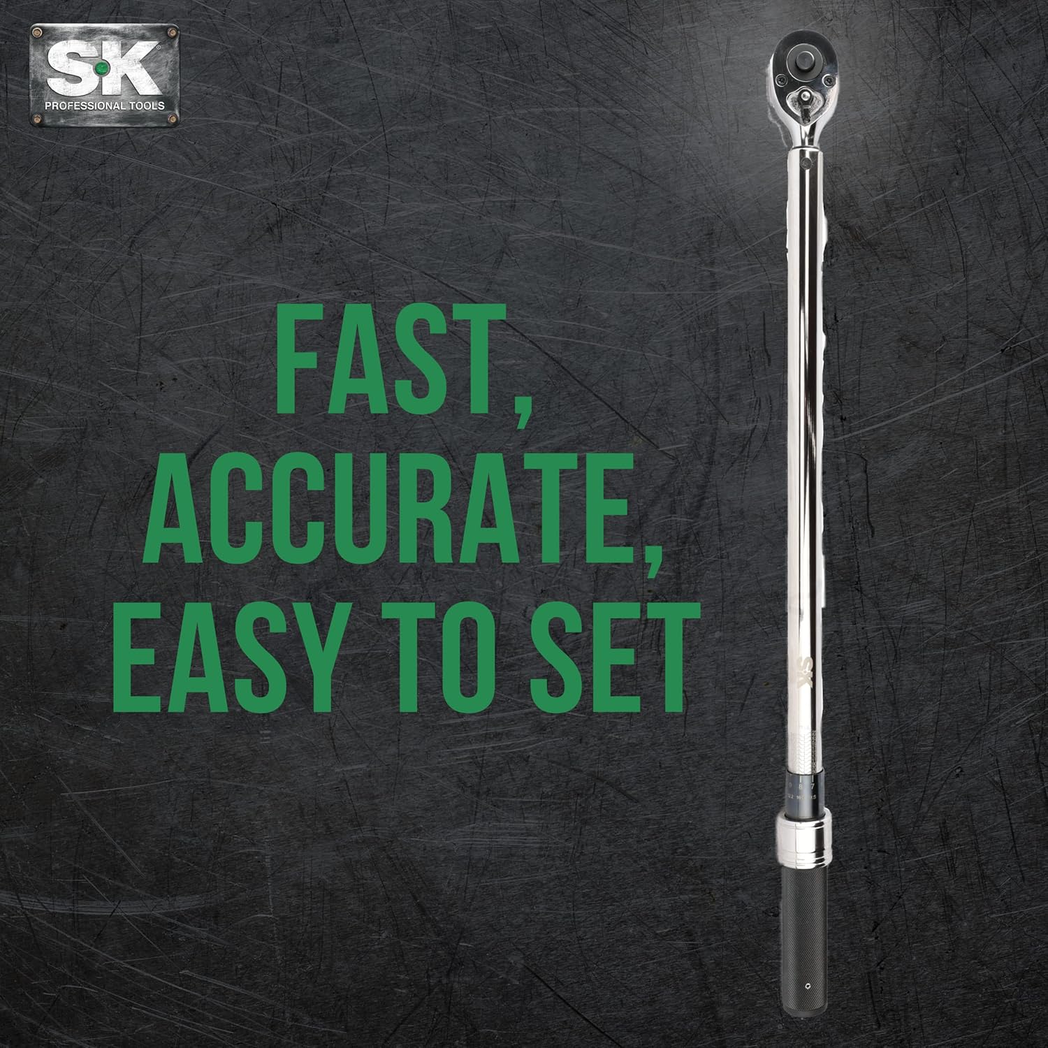 SK Tools USA 1/2" Drive, 30-250 ft. lbs., Micrometer Adjustable Torque Wrench | 77250