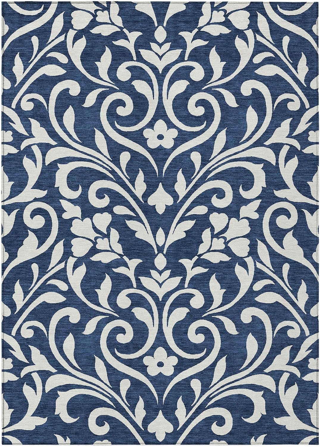 Addison Rugs Chantille ACN875 Blue 2'6" x 3'10" Indoor/Outdoor, Machine Washable, Easy Clean, Non Shedding, Bedroom, Living Room, Dining Room, Kitchen, Patio Rug