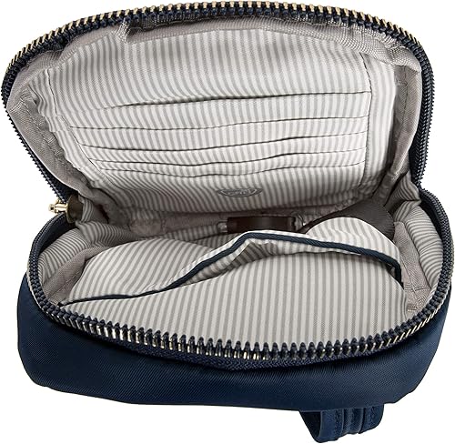 Miniatura 7 de Travelon Bolsa cruzada para teléfono antirrobo para mujer, Zafiro, talla única , Travelon Bolso bandolera antirrobo para teléfono
