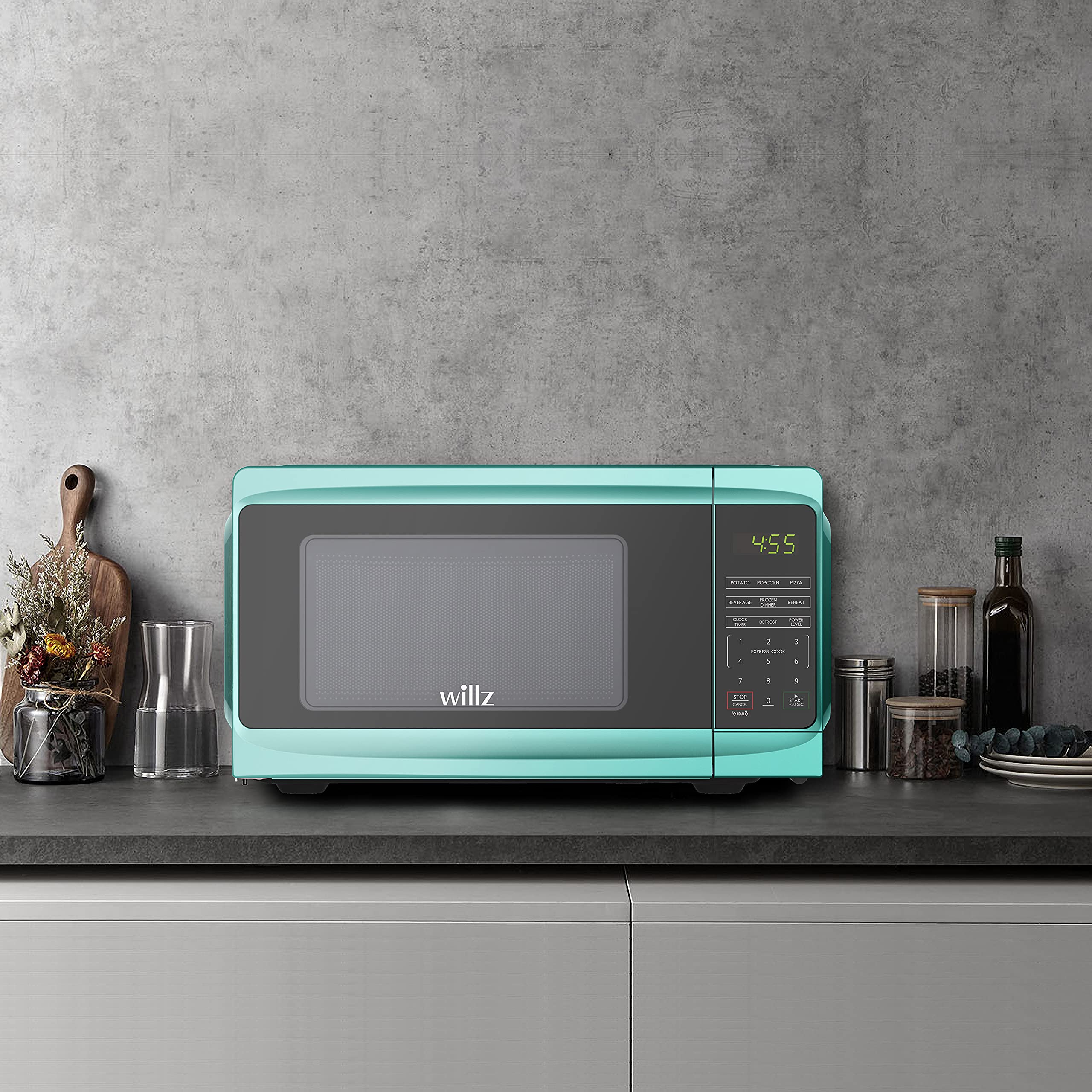 Amazon.com: Willz Countertop Small Microwave Oven, 6 Preset
