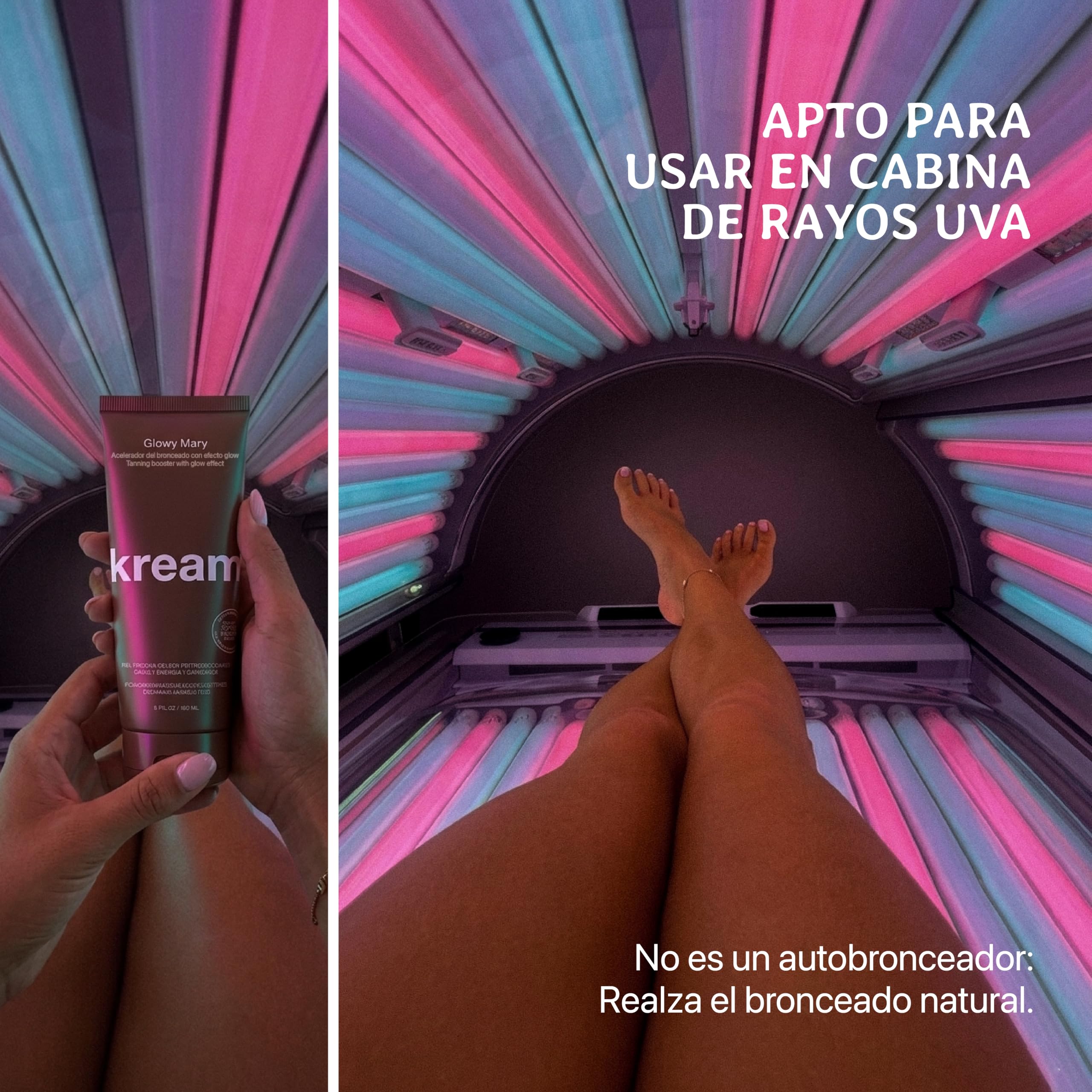 KREAM Glowy Mary Crema Aceleradora del Bronceado 200 ml