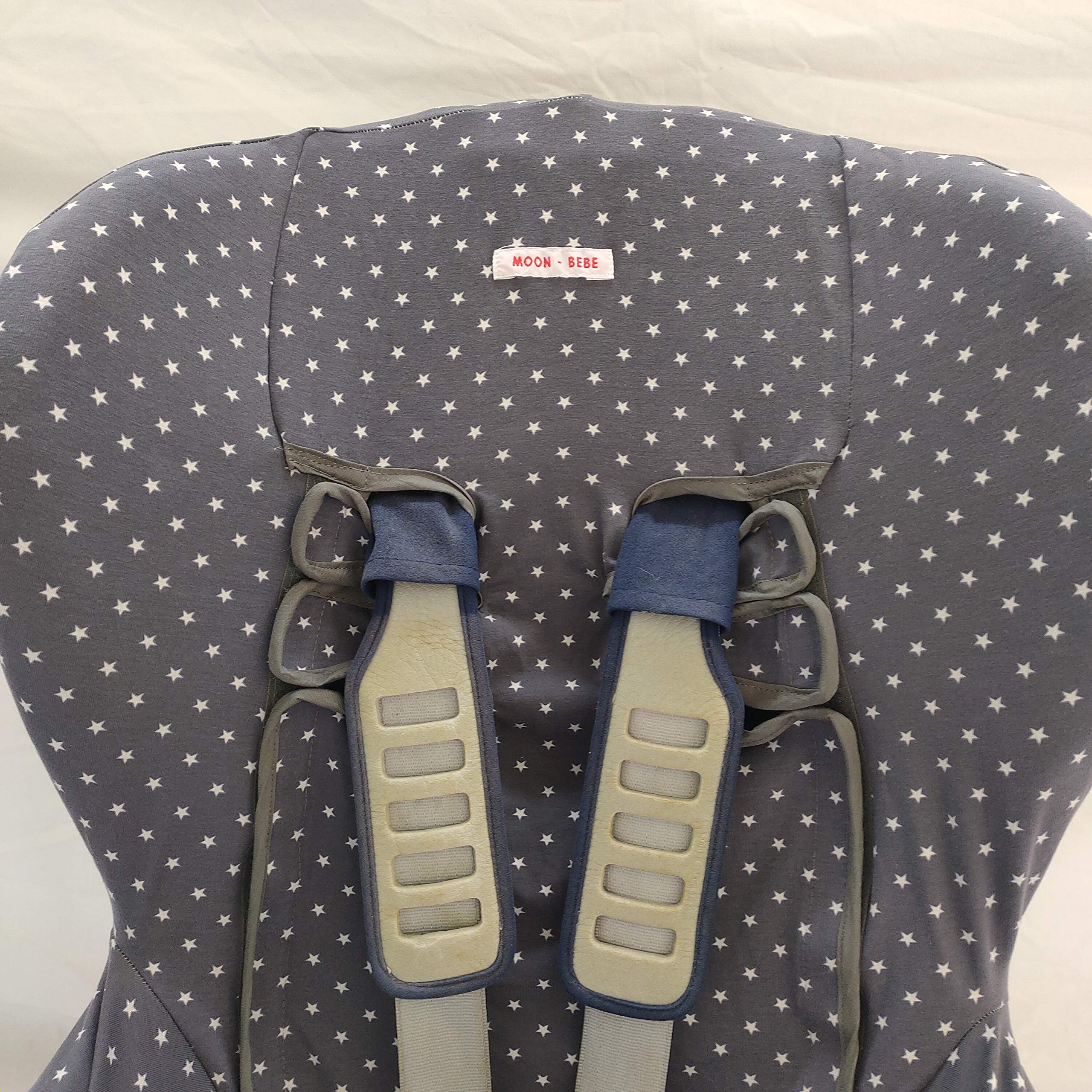 Moon-bebe Fundas Universal para Silla de Coche Grupo 1-2-3 (GRIS)