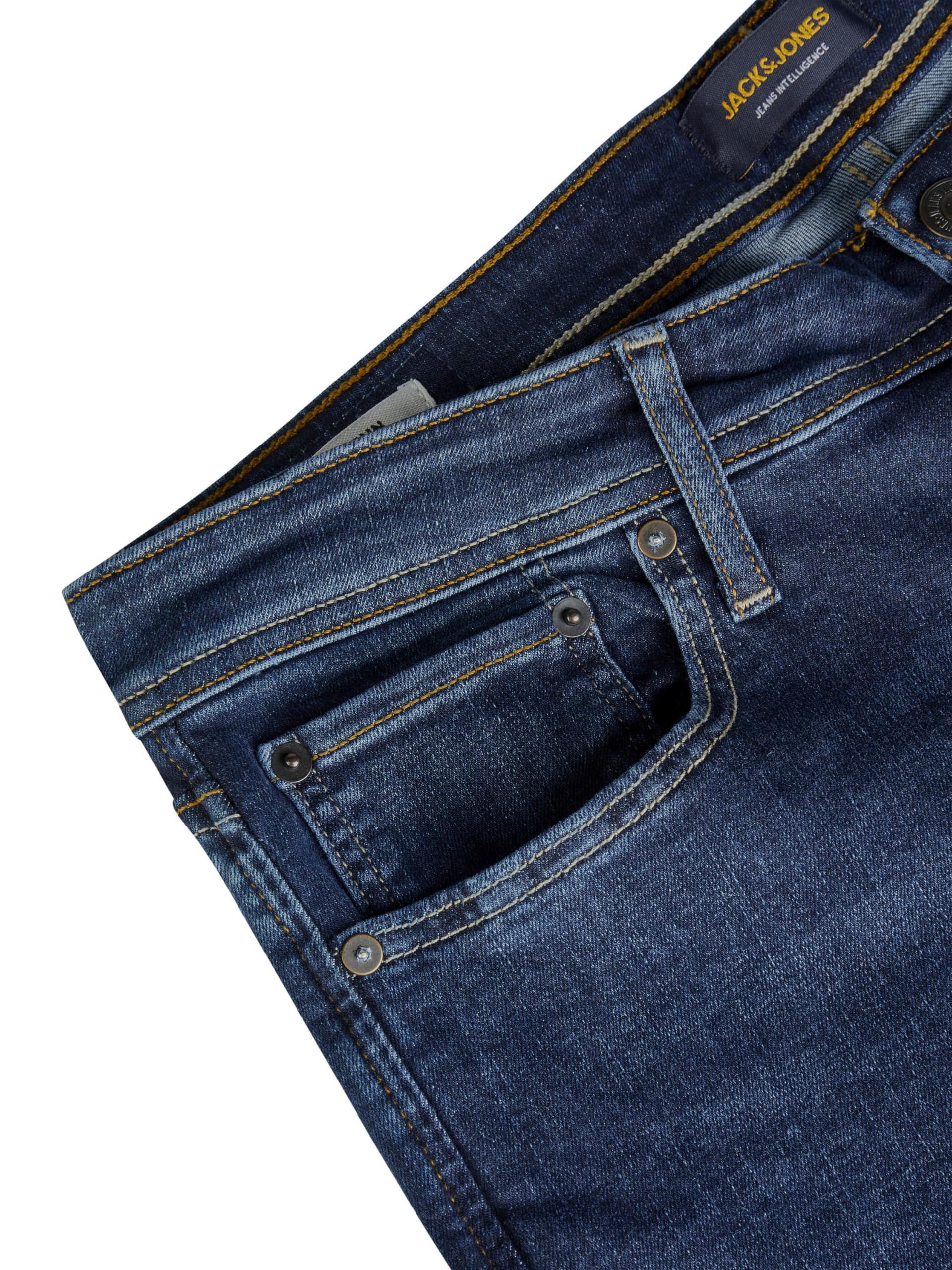 JACK & JONES Jeans Herren Stretch Slim Fit JJIGLENN Jeanshose Hose Denim Blau Schwarz 30 31 32 33 34 36 38