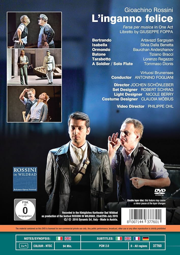 その他 Rossini: L Inganno Felice [DVD] 2zzhgl6 Amazon.co.jp: Rossini: L'inganno felice [DVD] : DVD