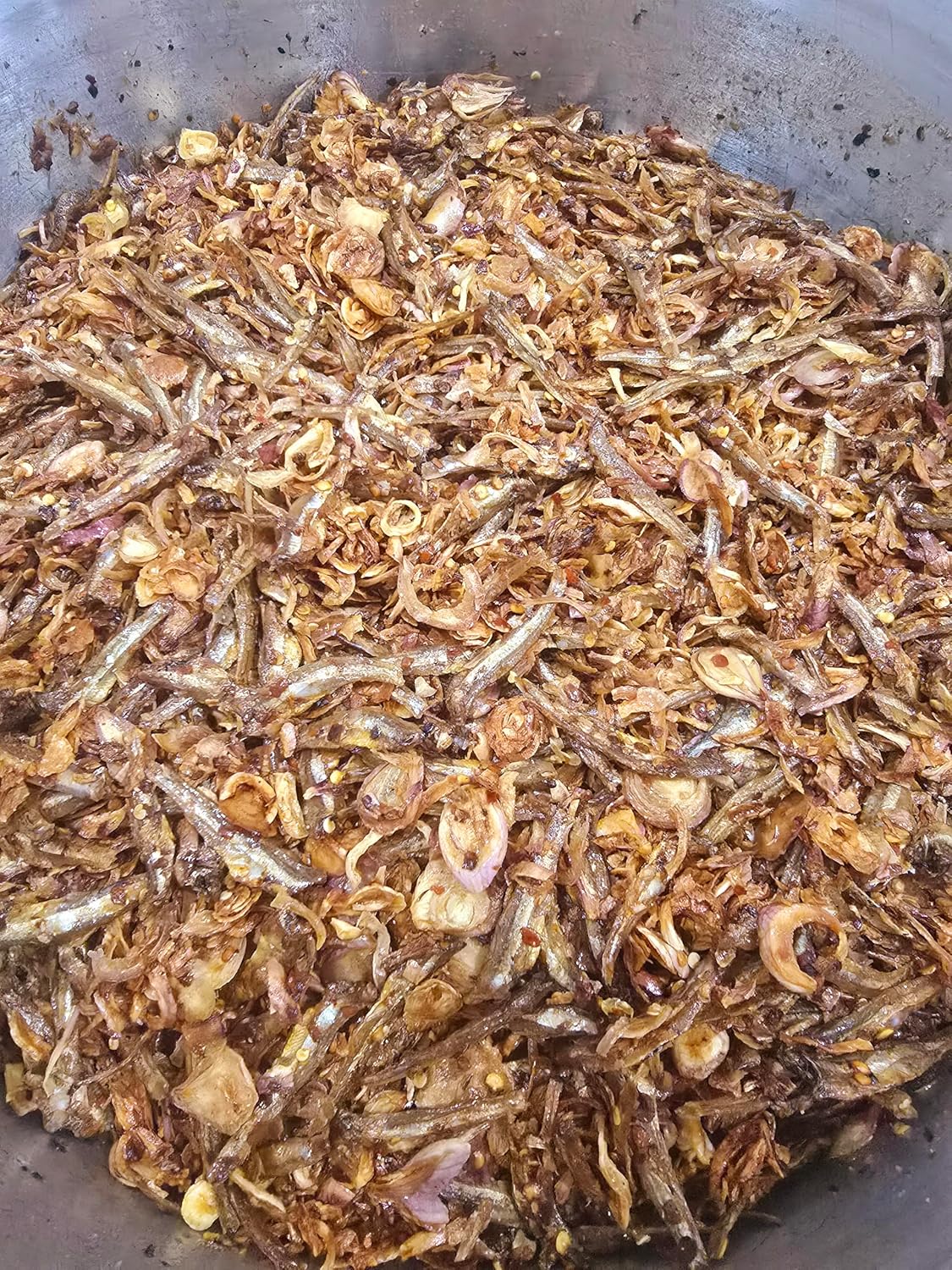 Zam&Yu Oriental Foods Market: Fried Anchovy Headless (spicy)/ ငါးနီတူးခြောက်ကြော်အစပ် (2 container) image 4