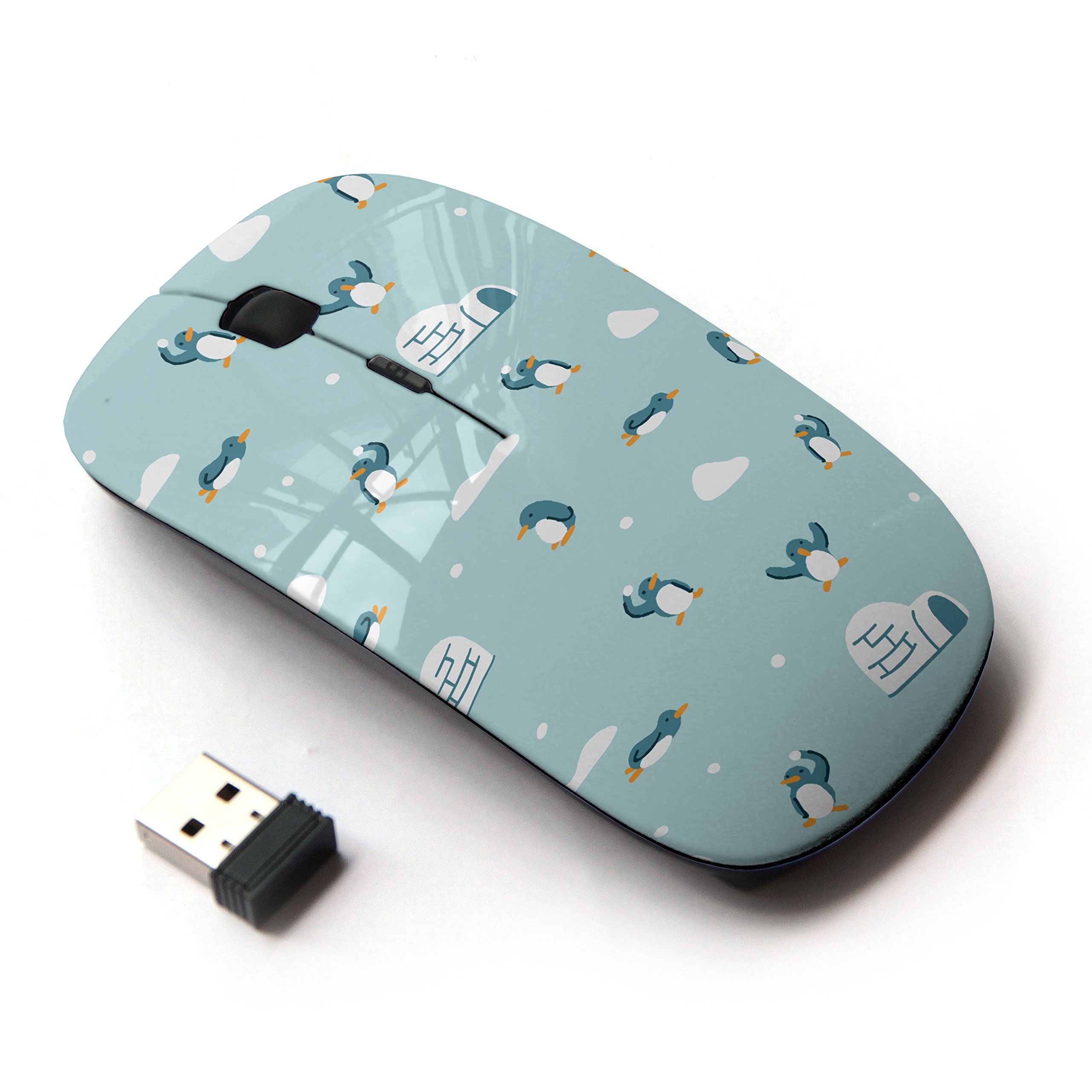 [ Optical 2.4G Wireless Computer Mouse ] [ Penguin Snowball Fight ]-image-38