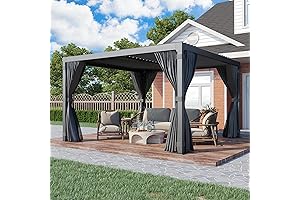 EROMMY Louvered Pergola Kit: Outdoor Sanctuary Redefined