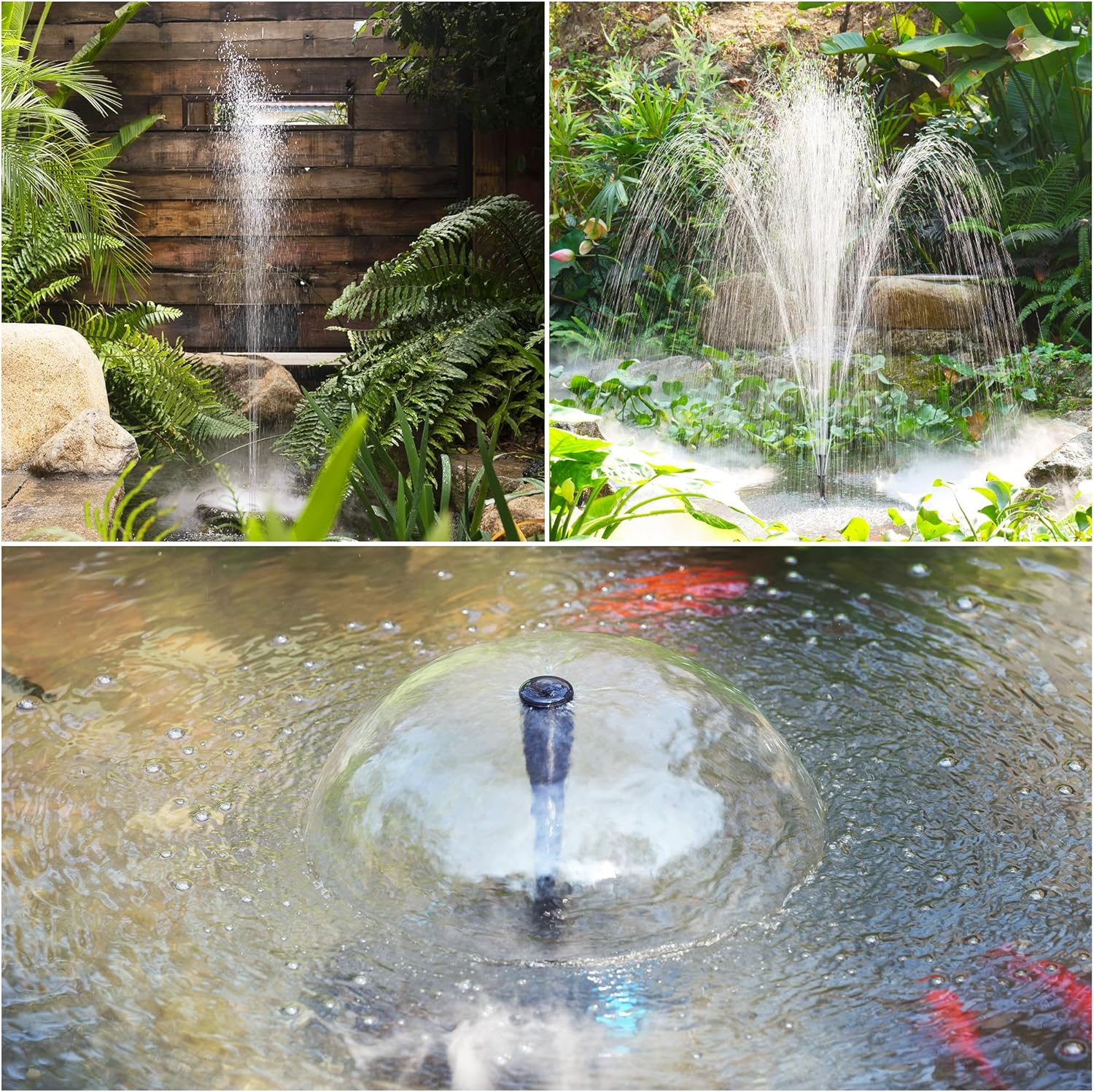 NFESOLAR Solar Pond Filter Fountain, 20W Solar Pond Pump with Pond Filter, 16.4FT Cord, 6.6FT Tubing for Outdoor Small Pond 120-300 Gallons, Fish Tank, Pool, Garden Waterscape N3222