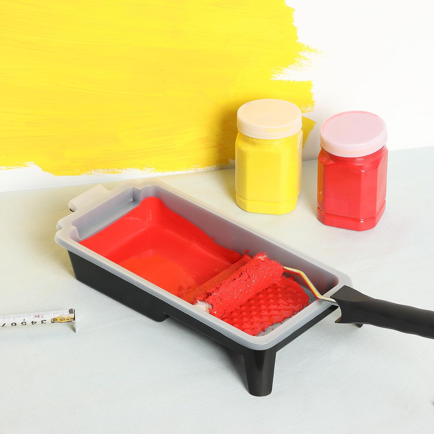 Bates- Paint Tray Liner, 4 Inches, Paint Tray with 10x Paint Pan Liners