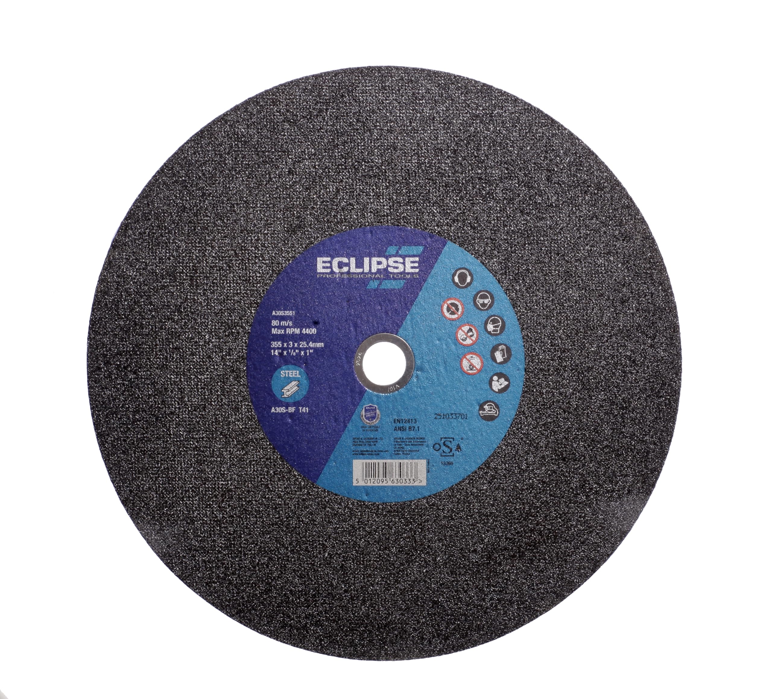 Eclipse Professional Tools A30S3551 Roue de scie à découper GF1 (355 x 3 x 25.4mm) - Paquet de 5