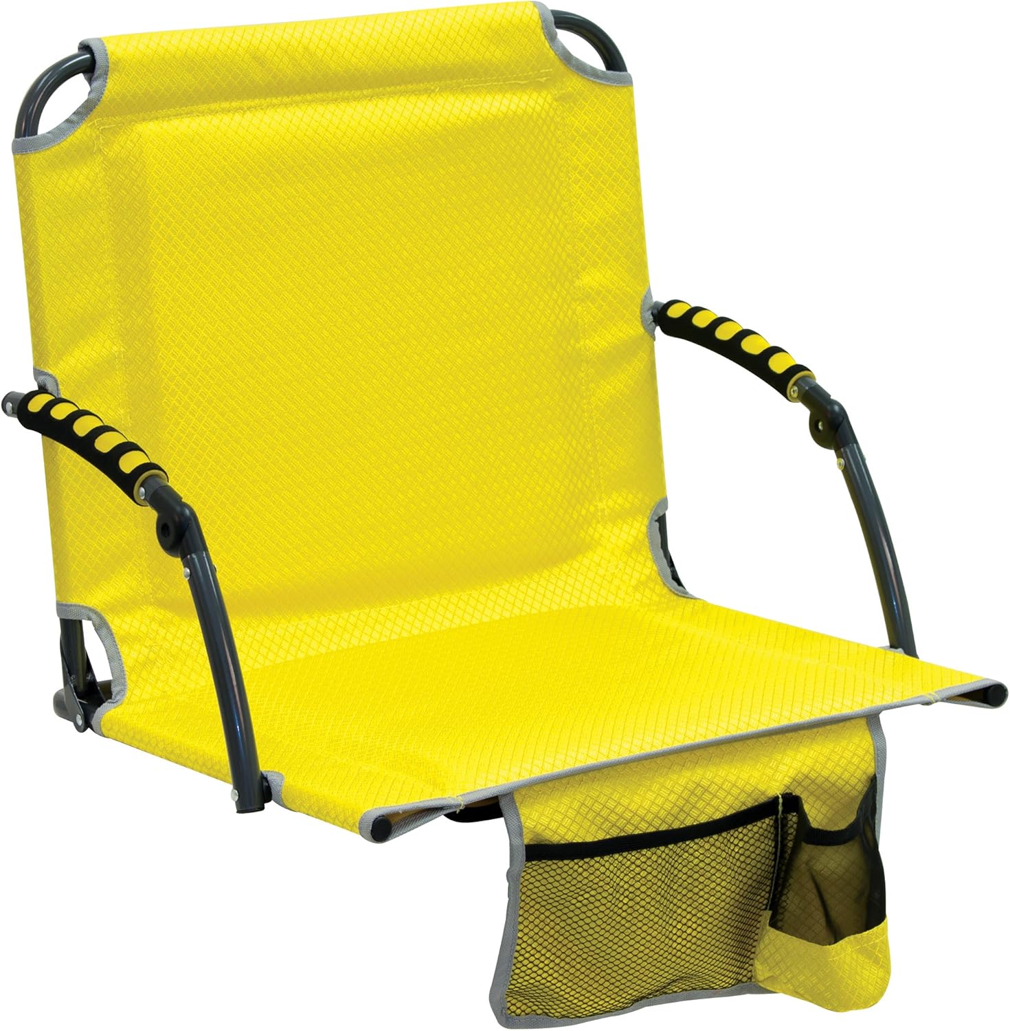 Rio Gear Bleacher Boss Stadium Chair with Wrapped Arms, Yellow