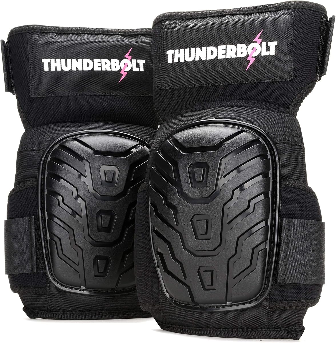 Thunderbolt Knee Pads for Women for Work for Flooring, Gardening, Cleaning, Tile Work, with Comfortable Gel Cushion and Anti-Slip Straps