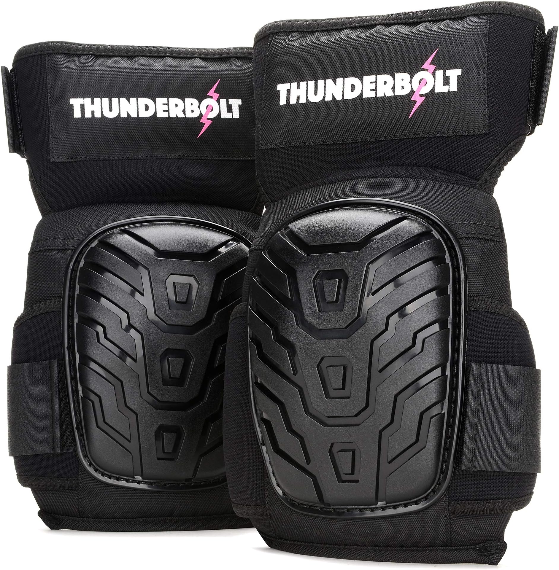 Thunderbolt Knee Pads for Women for Work for Flooring, Gardening, Cleaning, Tile Work, with Comfortable Gel Cushion and Anti-Slip Straps