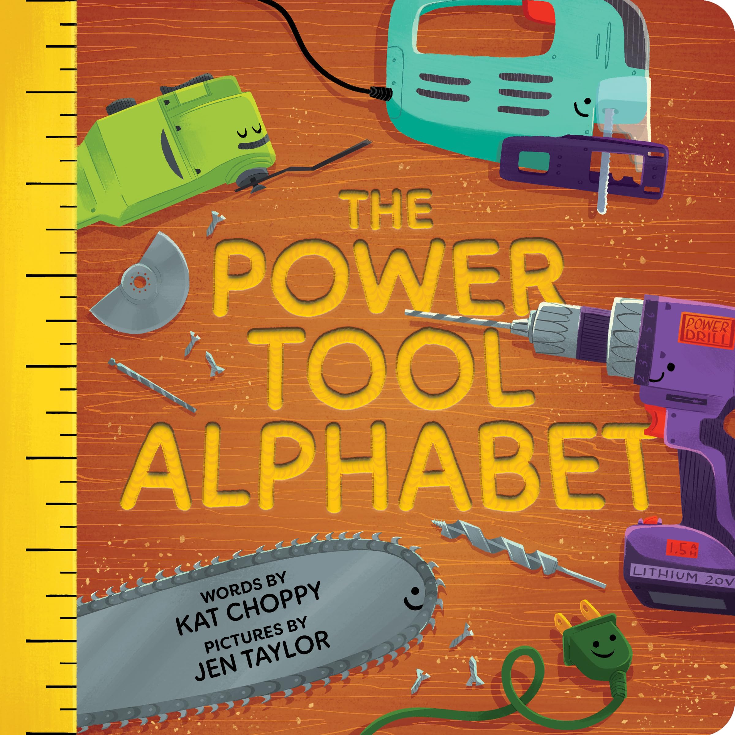 Power Tool Alphabet by Kat Choppy (Board book)