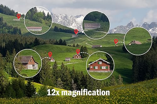 Miniatura 7 de Humvee HMV-B-TELESCOPE 12x30 - Telescopio blindado de goma