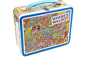 AQUARIUS Where's Waldo Fun Box: The Perfect Tin Lunchbox to Stow Your Adventure Snacks