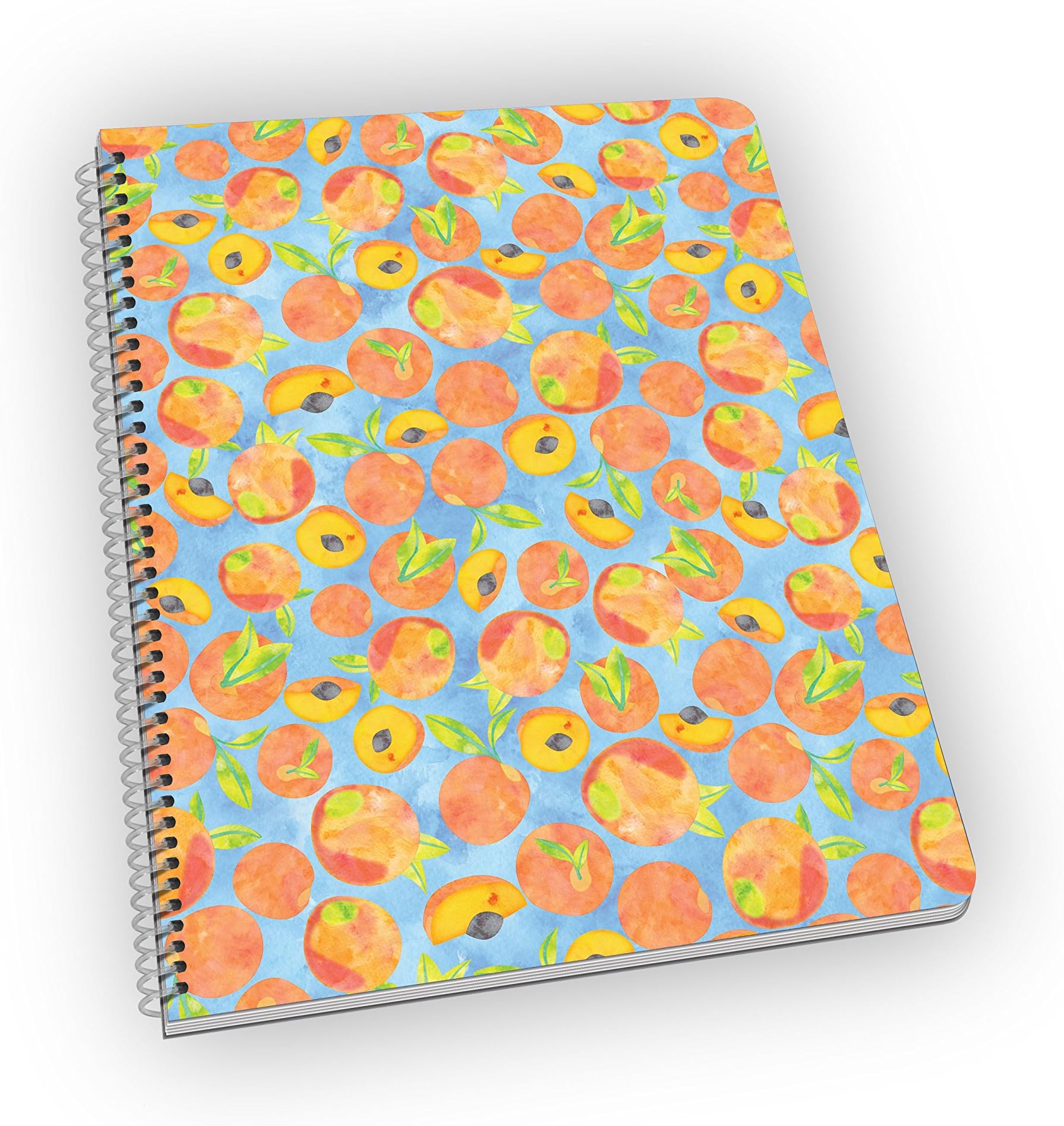 Peaches notebook, lined pages, spiral bound. Great gift!