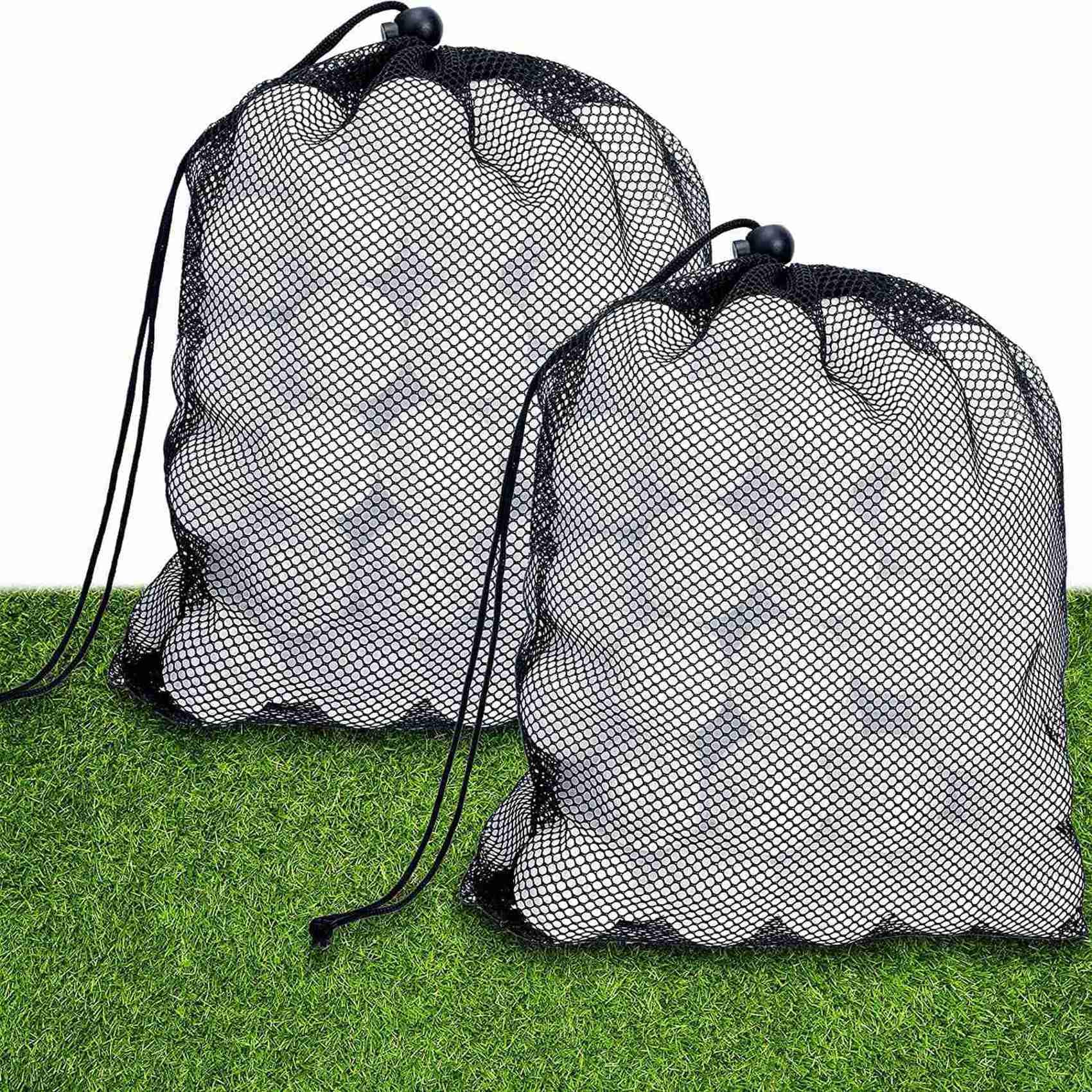 300 Stück Golf-Übungsbälle, hohle Golfbälle, Training, Golfbälle mit Netz-Kordelzug, Aufbewahrungstaschen für das Training