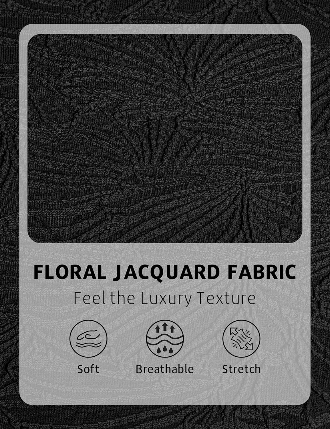 BMJL Womens High Waisted Bikini Sets Modest Bathing Suit Textured Two Piece Swim Suits 2025 - Image 3