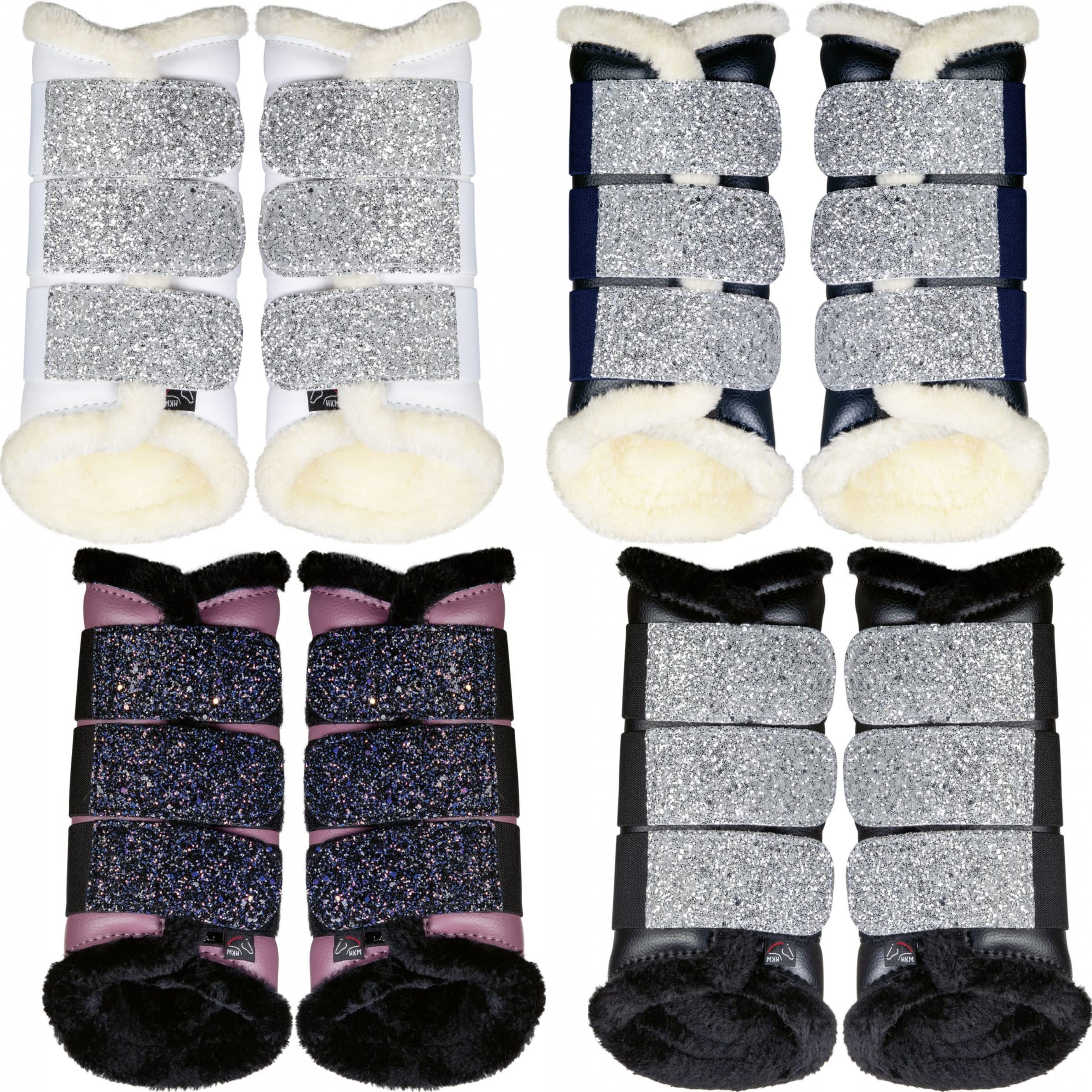 HKM Sparkle Horse Boots Lavendel S