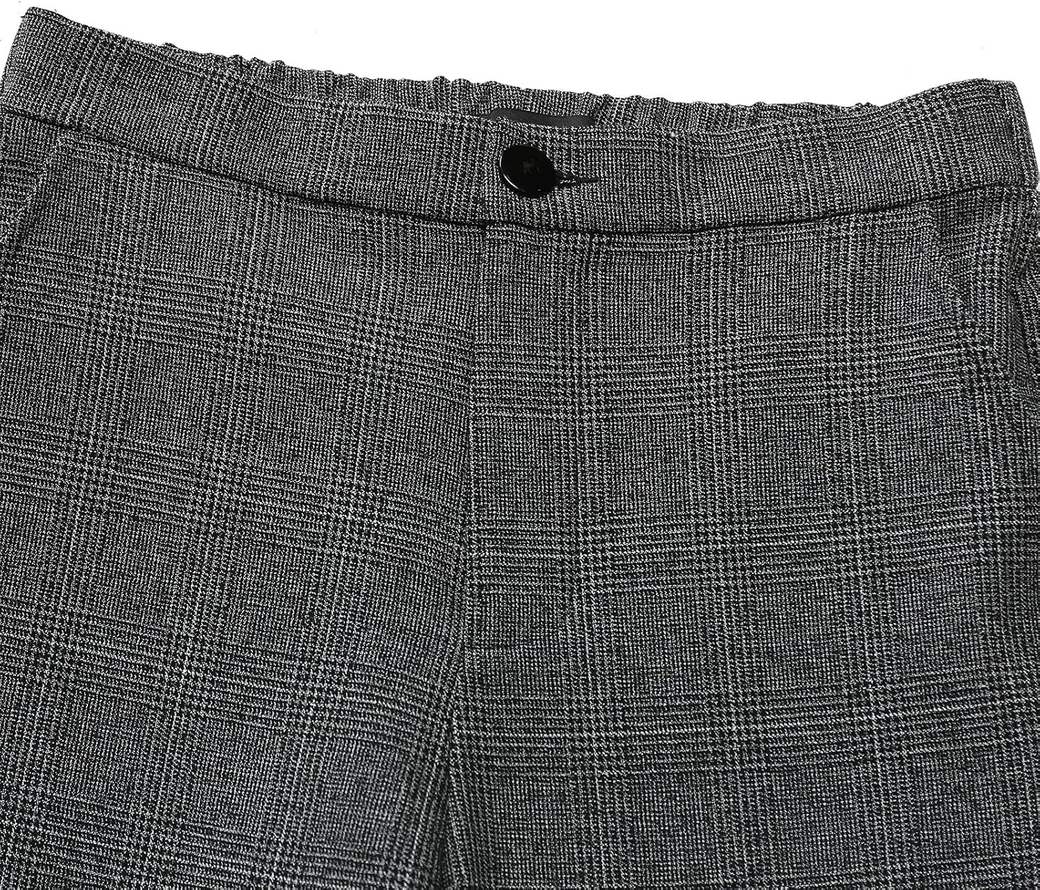 Vista 5 de Pantalones casuales elásticos de cintura alta para mujer con bolsillos