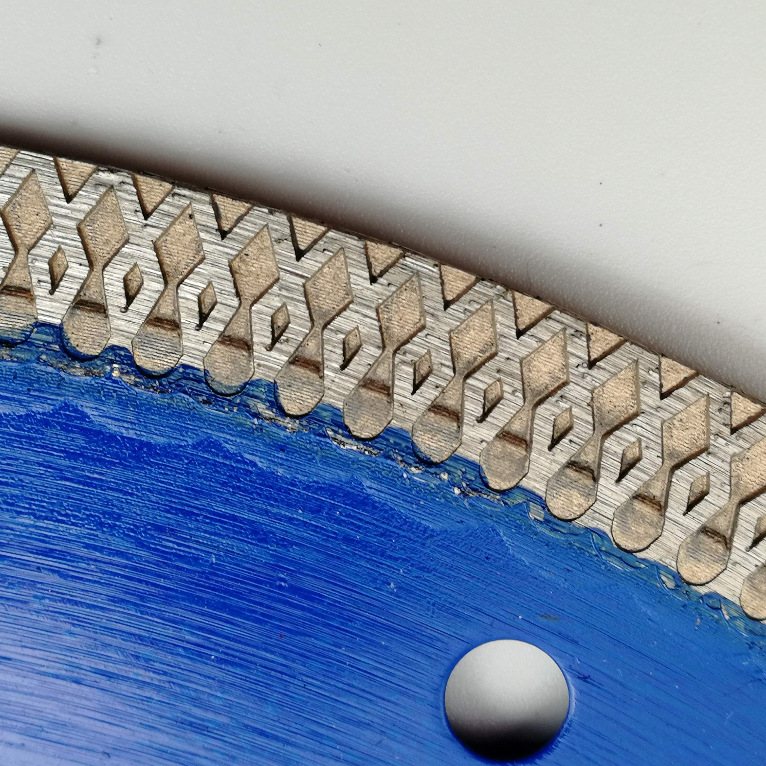 SHDIATOOL Diamentowa tarcza do cięcia 2 szt. 200 mm / 8 cali X ostrze do piłowania z siatki turbo do płytek marmur ceramiczna porcelana