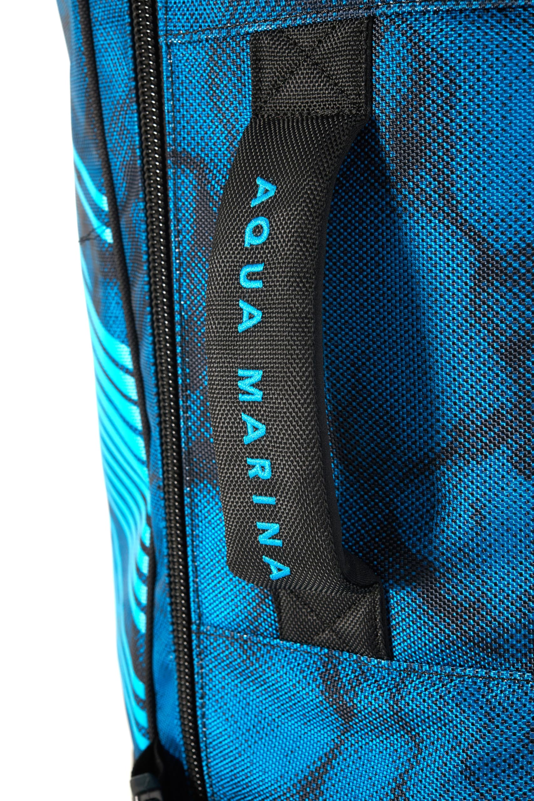 AQUA-MARINA Advanced Luggage Bag with Rolling Wheel 90L, Sac À Bagages avec Roue Roulante, Myrtille, 90L, Adultes Unisexes