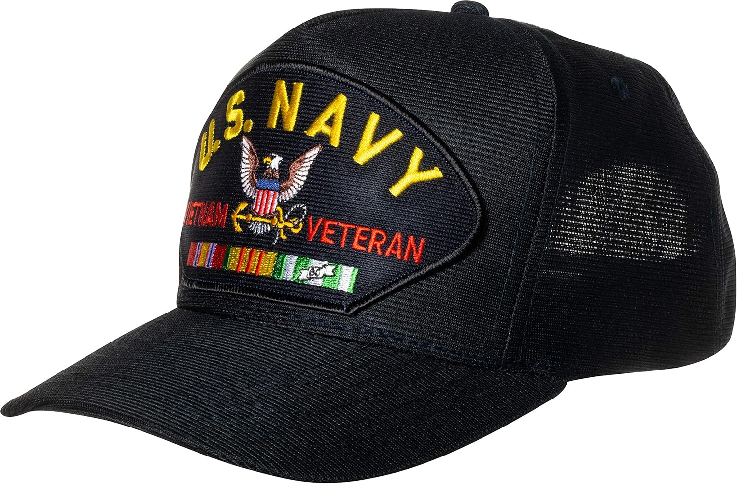 Artisan Owl US Army Retired Emblem Patch Hat - Adjustable Snapback Baseball Cap for Veterans & Army Enthusiasts (Black) - Image 2