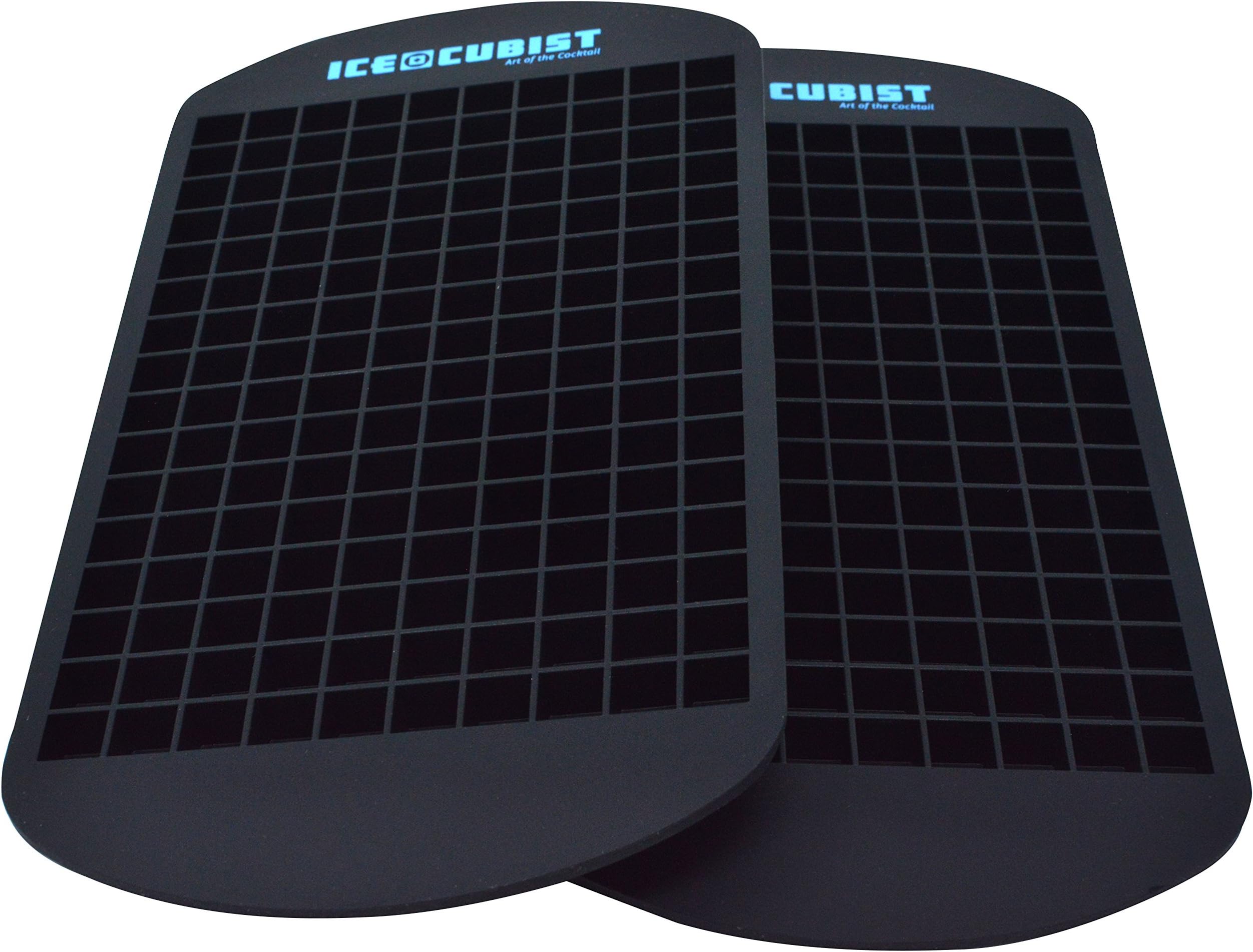 Mix Master Silicone Micro Cube Tray - Micro Mini ⅜ Inch Ice Cube Tray Mold 160 Nugget Cubes - 2 Tray Pack, BPA Free