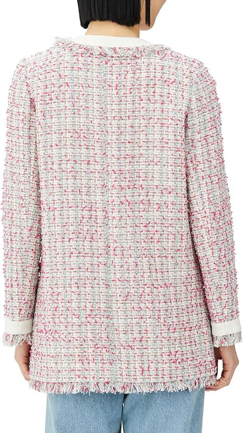 Amazon | [グレースコンチネンタル] 2024SS ﾌﾘﾝｼﾞﾂｲｰﾄﾞｼﾞｬｹｯﾄ