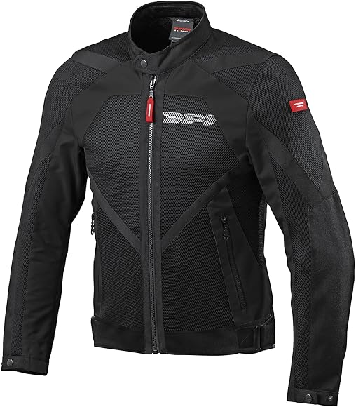 Spidi Netstream Motorcycle Textile Jacket, Black, Size M : Amazon 