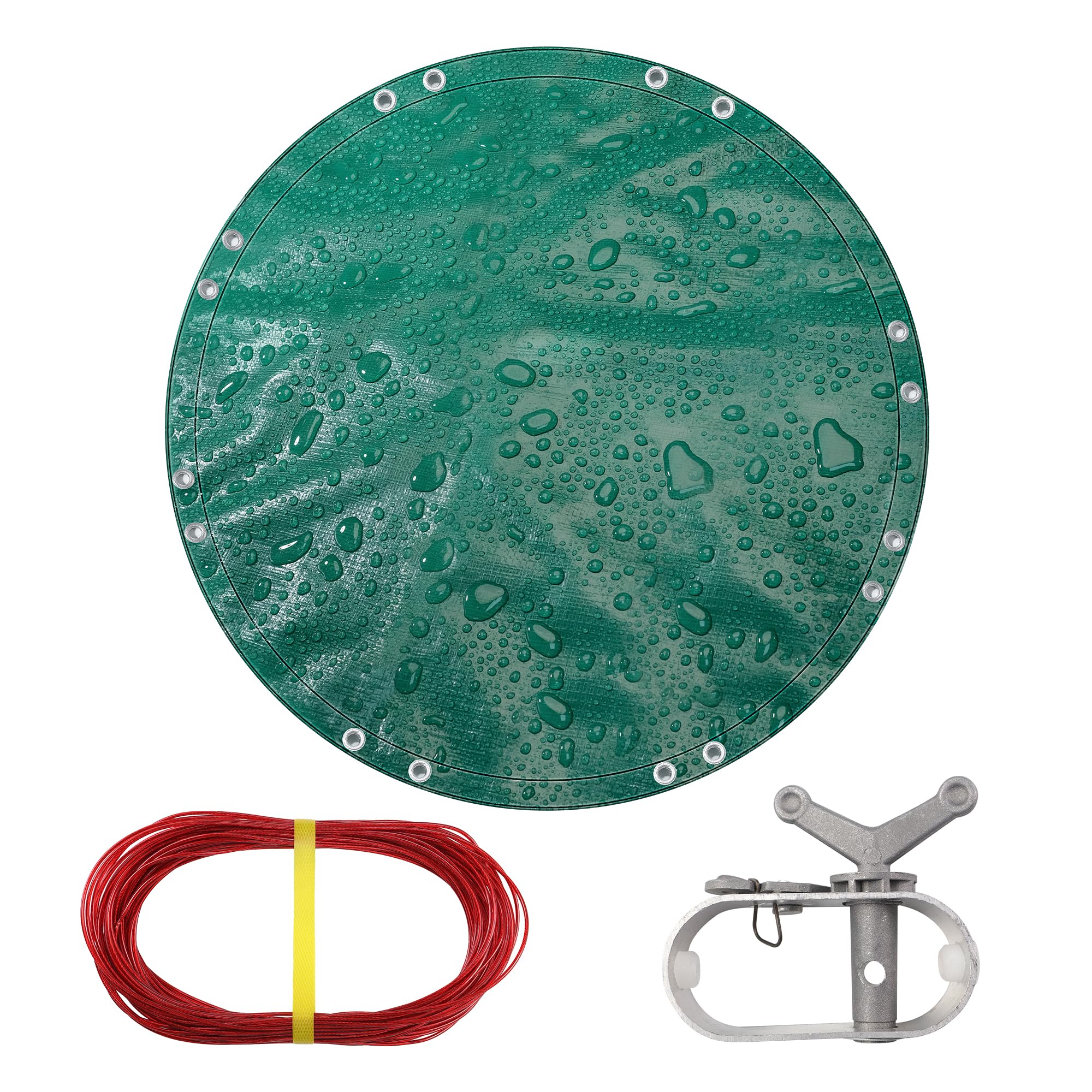Photo 1 of TARPAL 15ft Heavy Duty Round tarp with Accessories 10mil Circle Tarps