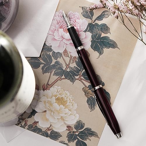 Vista 33 de Cross Century II - Bolígrafo de punta Selectip, lacado negro con detalles chapados en oro de 23 quilates Negro y dorado,Negro y cromo,Lacado