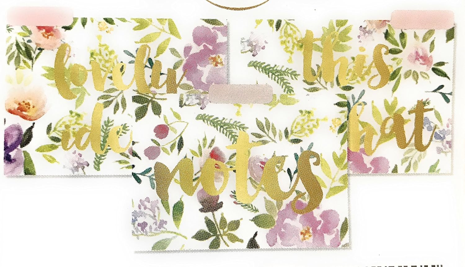 C R Gibson Decorative Garden Top Tab Letter Size File Folders, Pink, 9-ct