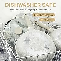 Vista 7 de Granitestone 20 Pc Pots and Pans Set Non Stick Cookware Set with Steamer, Cooking Utensils and Pad Protectors, Stay Cool Handles, Oven and