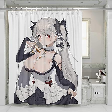 Amazon.com: Sexy Woman Breast Shower Curtain Busty Pretty Get Naked