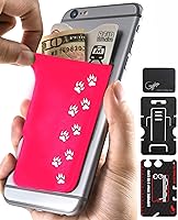 Vista 52 de Gecko - Cartera adhesiva para tarjetas de crédito y dinero en efectivo