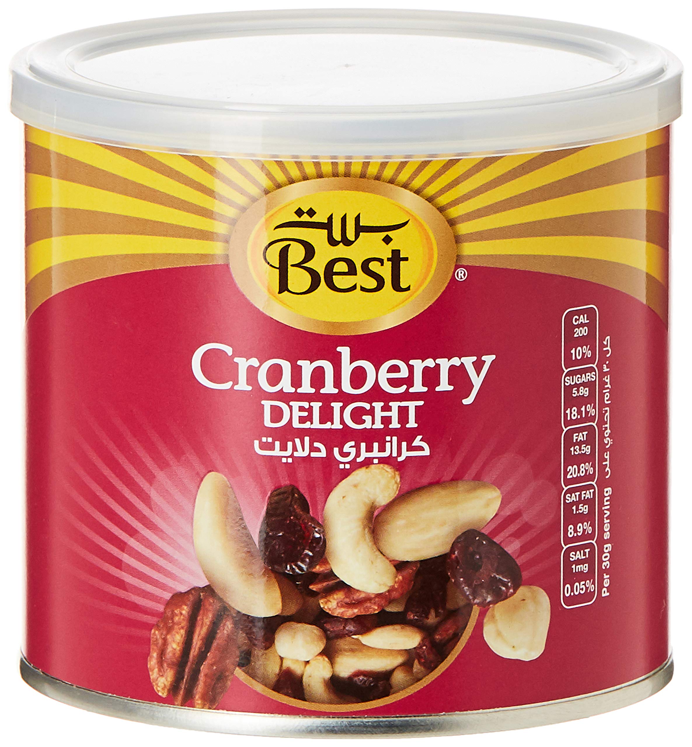 BEST CRANBERRY DELIGHT CAN 250GM
