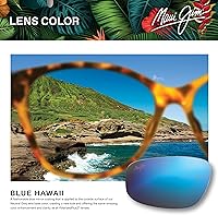 Vista 5 de Maui Jim mens Anemone Rectangular Sunglasses