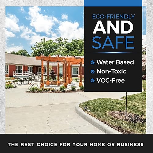 Miniatura 5 de Sellador de piedra penetrante transparente AQUA-X 11 de 1 galón y concreto  Acabado natural  Grado profesional  Interior y exterior  Secado rápido y