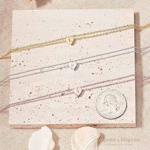 Miniatura 2 de Layered Anklet with Dainty Charm Personalized Initial Engraved Ankle Bracelet for Women Custom Mother's Day Gift for Her Minimalist Jewelry Unique