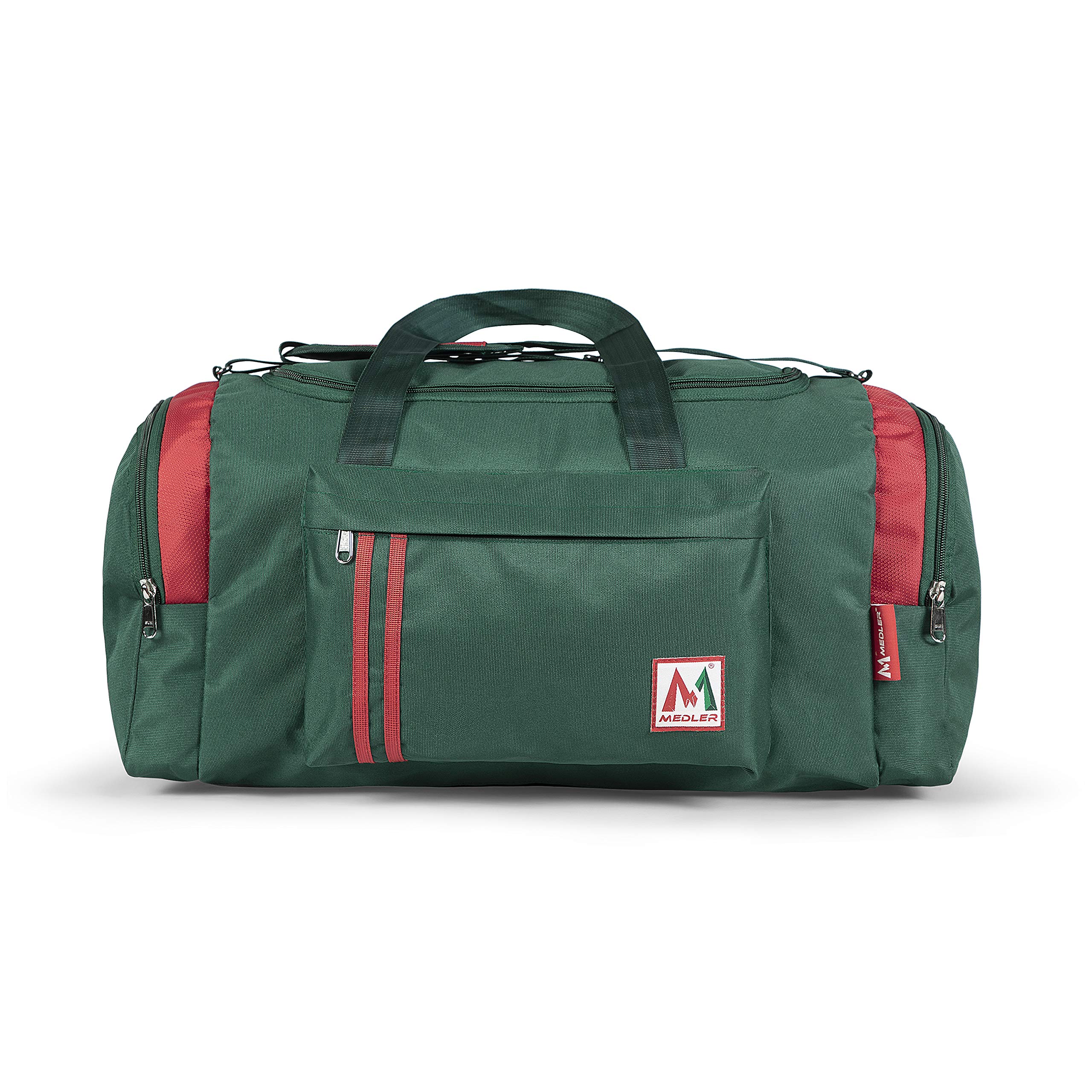 M Medler Apricate Nylon 55cms Cabin Size Waterproof Travel Duffle Bag- Green