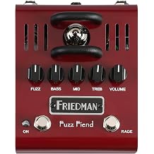 Friedman Amplification Fuzz Fiend 12AX7 Tube Powered Fuzz Guitar Effects Pedal