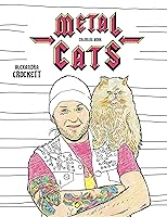 Algopix Similar Product 20 - Metal Cats Coloring Book