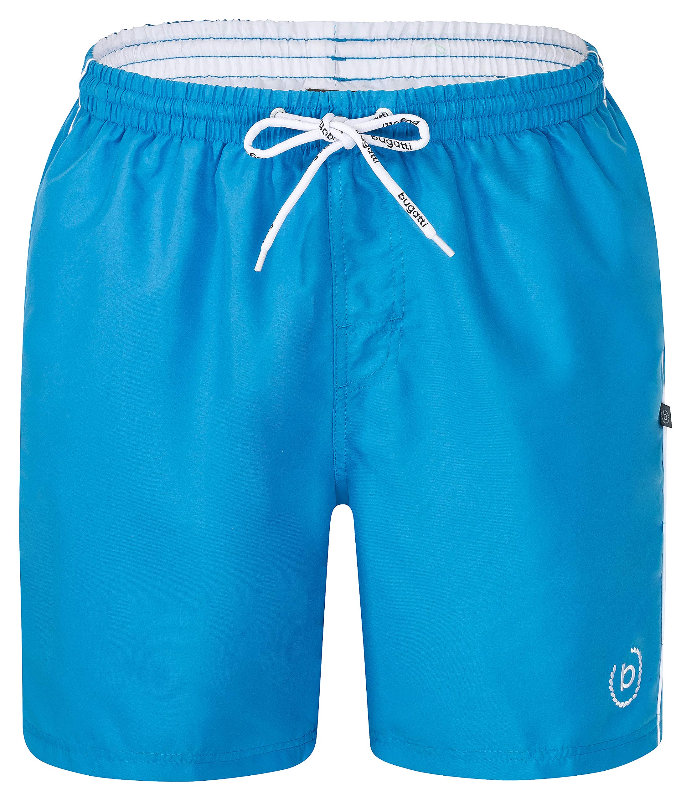Bugatti Men's French Blue Bugatti® - Swimming Shorts In Blue, Green, Navy, Red, Black Or Turquoise, Xxl