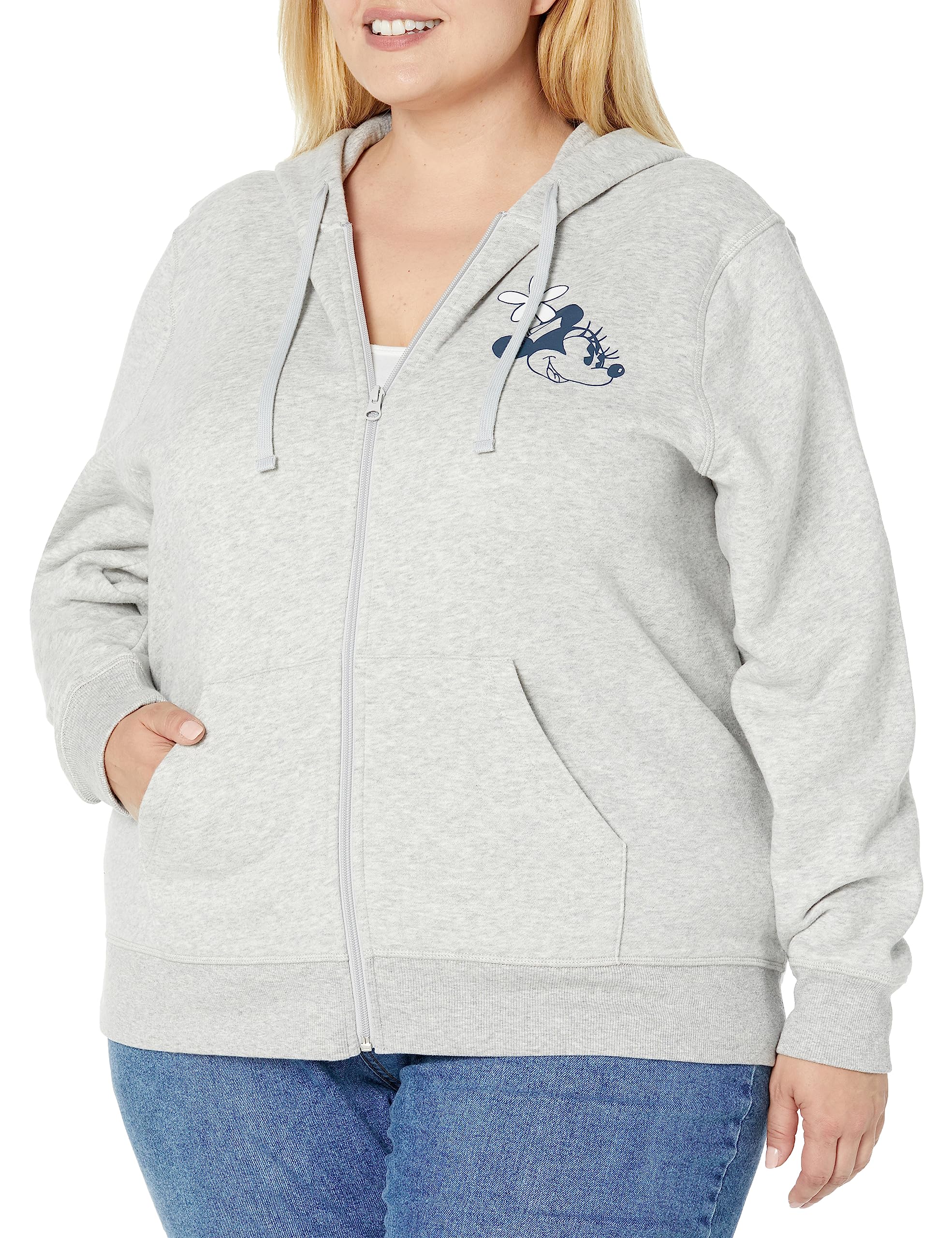 Amazon Essentials Disney Women's Fleece Full-Zip Hoodie