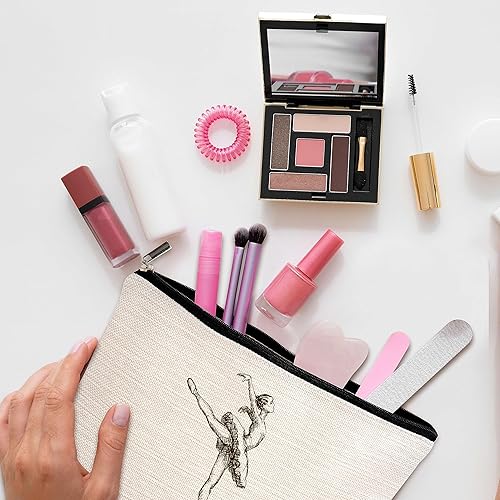 Miniatura 3 de Bolsa de maquillaje de bailarina, bolsa de cosméticos para bailarina, bailarina, regalos de amistad para amantes de la danza-2, Estilo 1